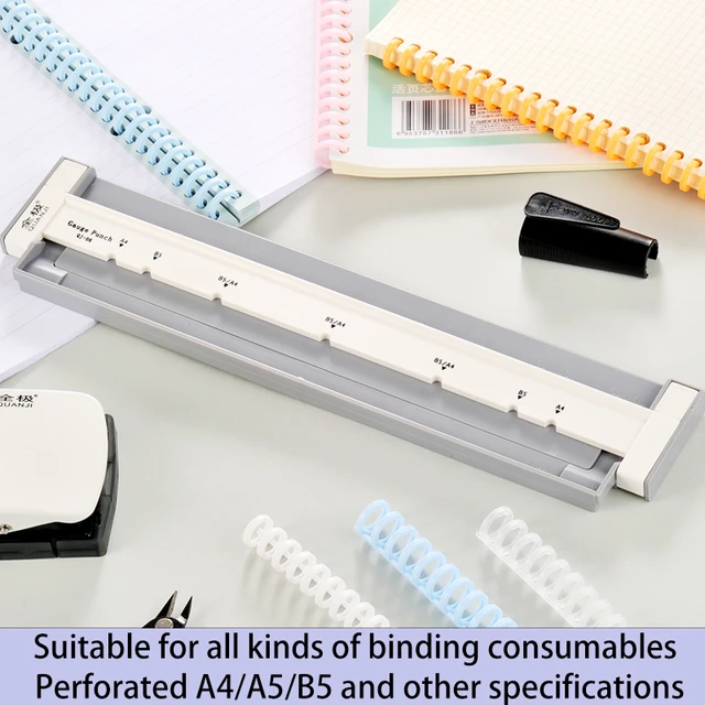 A4(30 Holes) B5(26 Holes) A5(20 Holes)Multi Hole Puncher Loose Leaf Hole  Punch Handmade Loose-leaf Paper Hole Puncher for Office - AliExpress