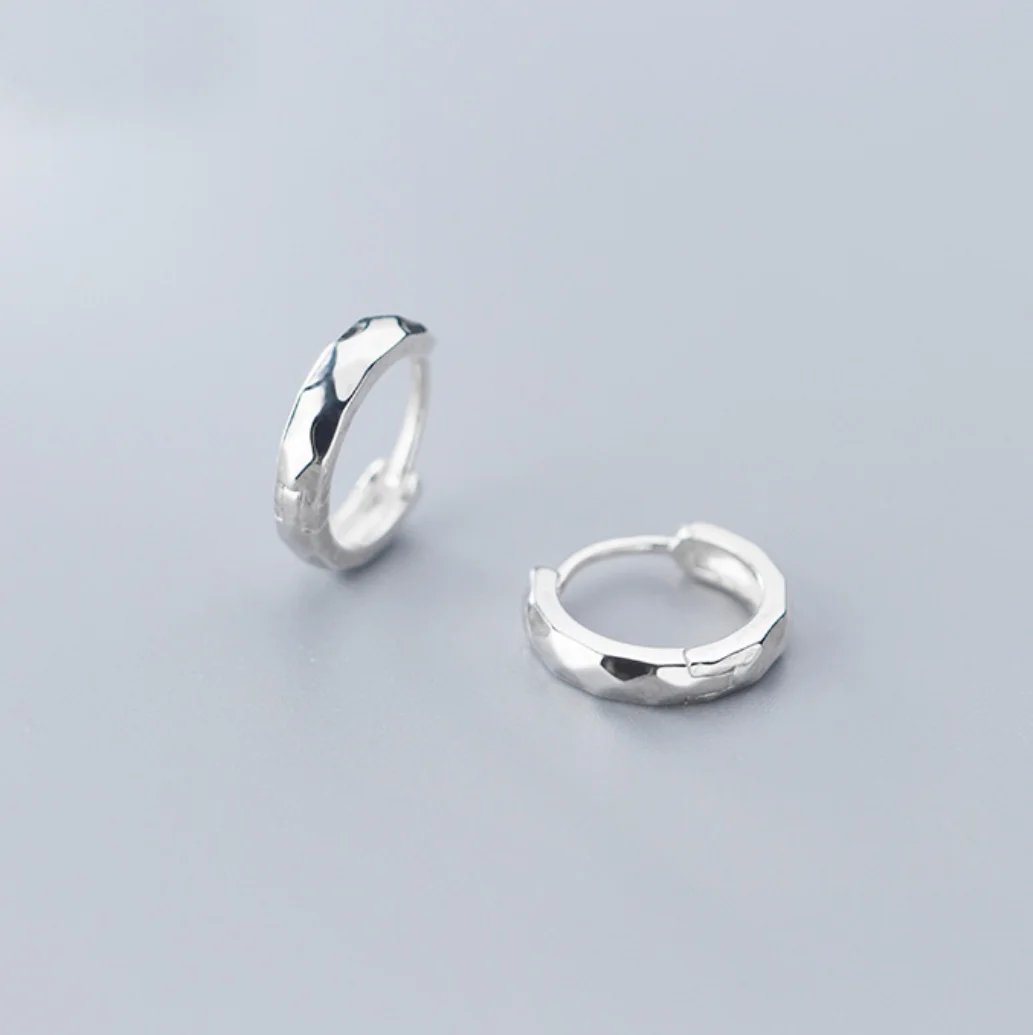925 пробы серебряные серьги-кольца для женщин A1722