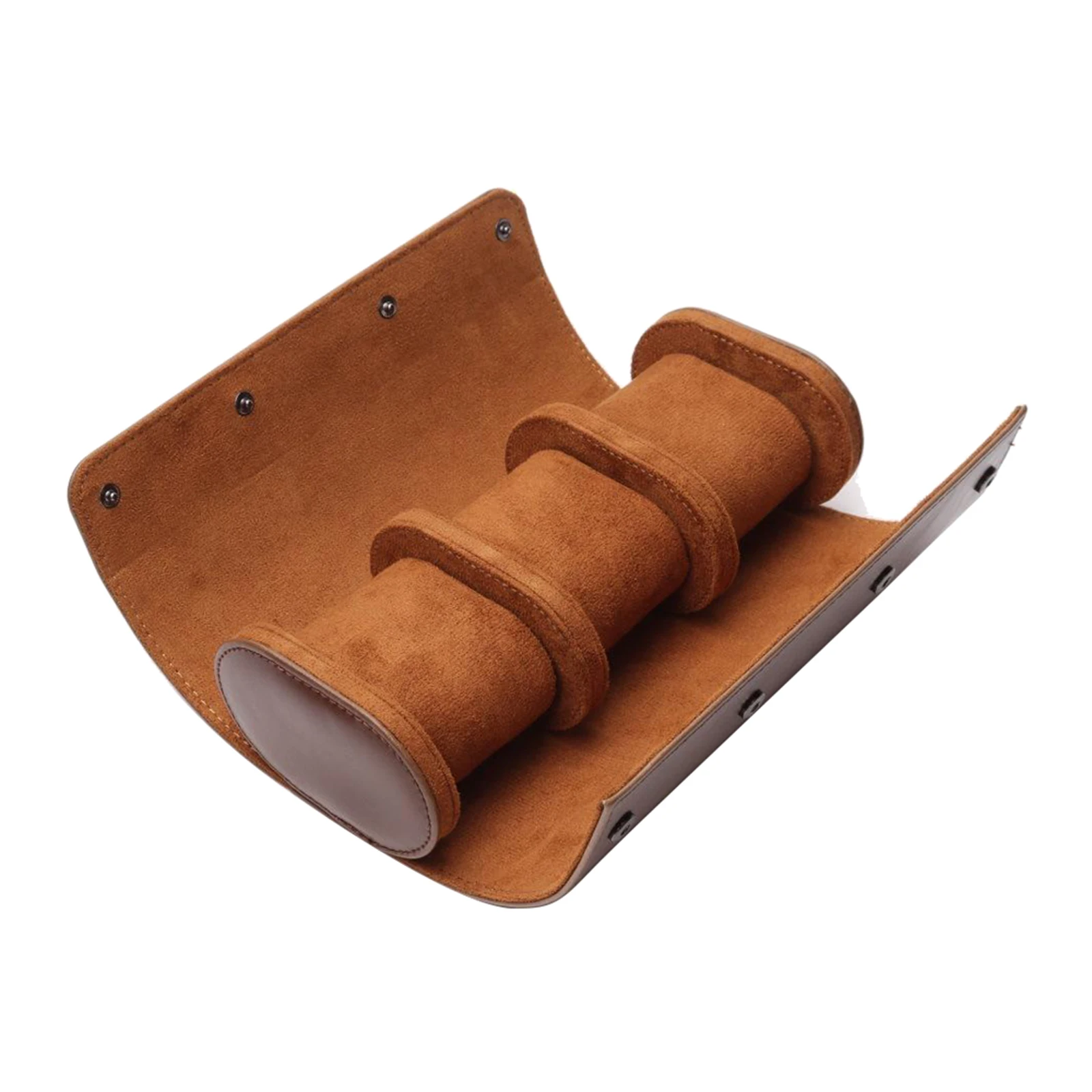 Watch Storage Box 2/3 Grids PU Leather Watch Case Holder Chic Vintage Leather Watches Roll Travel Case Wristwatch Pouch Jewelry Boxes