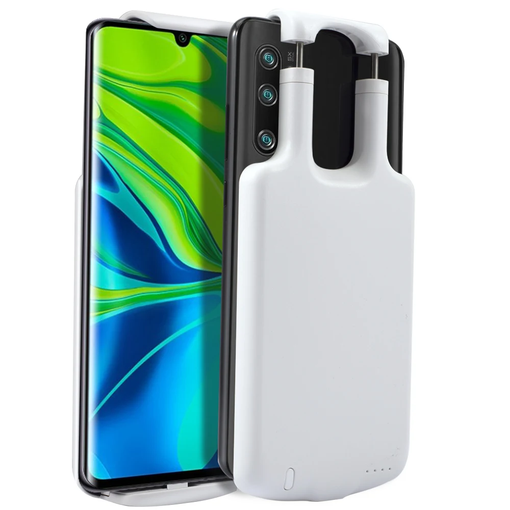

For Xiaomi Mi Note 10 Mi CC9 Pro 5000mAh Backup Charger Power Bank Case Extensible to 6.5inch Protective Cover Bag Coque Fundas