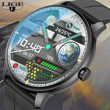 

LIGE Smart Watch Men Smartwatch Electronics Bluetooth call Smart Clock For Xiaomi Android IOS Fitness Tracker Sports Smart-watch