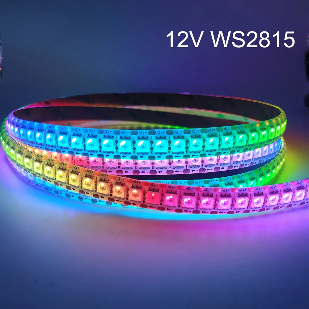 Пиксельная Светодиодная лента WS2815 (WS2812B WS2813 обновленная) 12 В RGB индивидуально адресусветодиодный с двойным