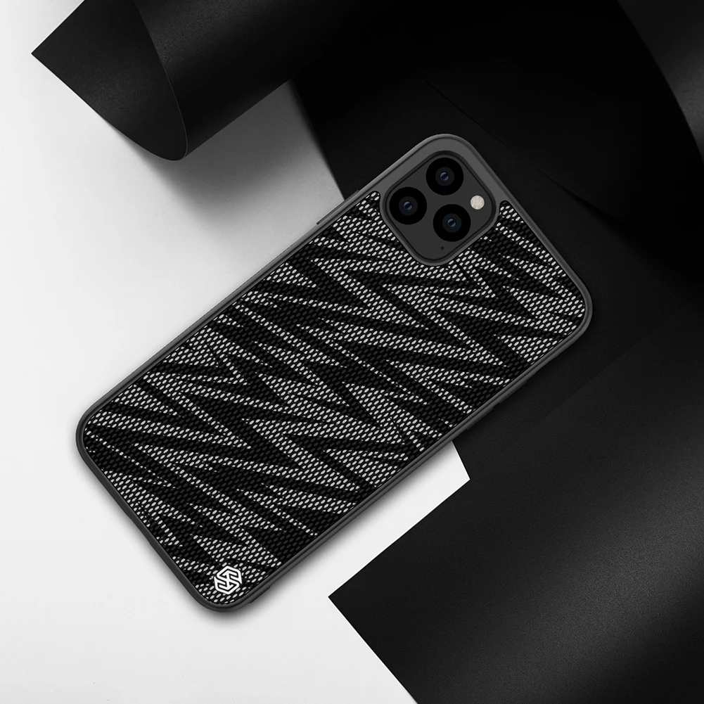 Для iPhone 11 чехол 5,8 NILLKIN мерцающий светоотражающий Чехол Жесткий PC задняя крышка для iPhone 11 Pro Max чехол 6,1/6,5 дюйма