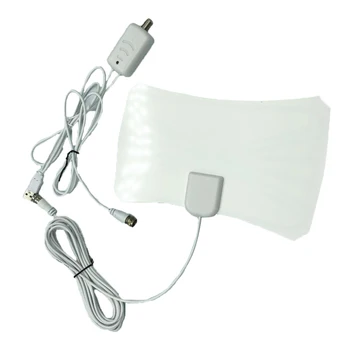 

Ultra Thin Indoor HDTV Antenna, 80 Mile Range, with Aerial Amplified Booster and Cable, Receive All Free Channels #2
