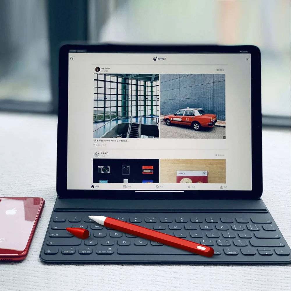 Легкий Дизайн Эластичный Защитный силиконовый чехол для Apple Pencil 2 Защита от царапин, ударов