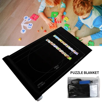 

Portable Travel Storage Bag Professional Blanket Puzzles Roll Mat Felt Storage Mat Up To 1500/2000 PCs Puzzle Accessories