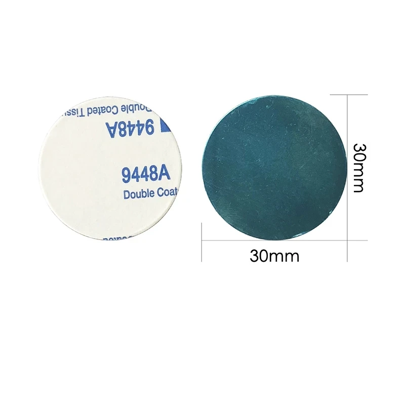 7-10PCS 30x0.3mm Sticker Metal Plate disk iron sheet for Magnet Mobile Phone Holder For Magnetic Car Phone Stand holders cell phone stand holder