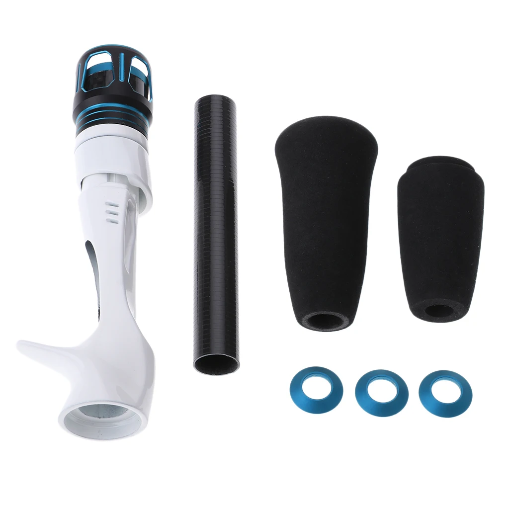 EVA Handle Kit Spray Painted Reel Seat DIY Fishing Rod Accessory