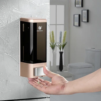 

CHUANGDIAN Manual Gel Dispenser Wall Mount Soap Dispenser 500ml Liquid Hand Cleanser Lotion Dispenser Dispenser For Liquid Soap