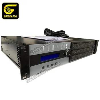 

LA8 amplifier LA12X amplifer 4 channels 1500 W RMS power with DSP amplifier