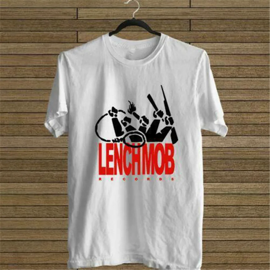 Новая белая футболка с логотипом Lench Mob Records размер США S M L XL 2XL 3XL En4 для молодежи