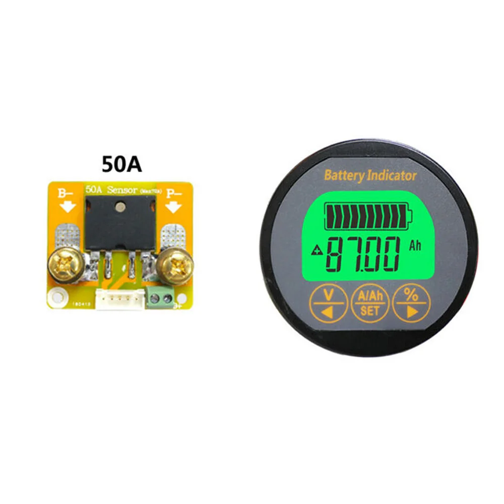 

Battery Monitor DC 0-80V0-350A SOC AH Volt AMP Capacity Tester Voltmeter Ammeter With Memory Function