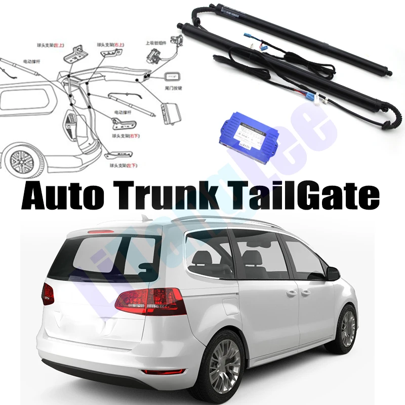 

Car Power Trunk Lift For Volkswagen VW Sharan 7N 2010~2021 Electric Hatch Tailgate Tail gate Strut Auto Rear Door Actuator