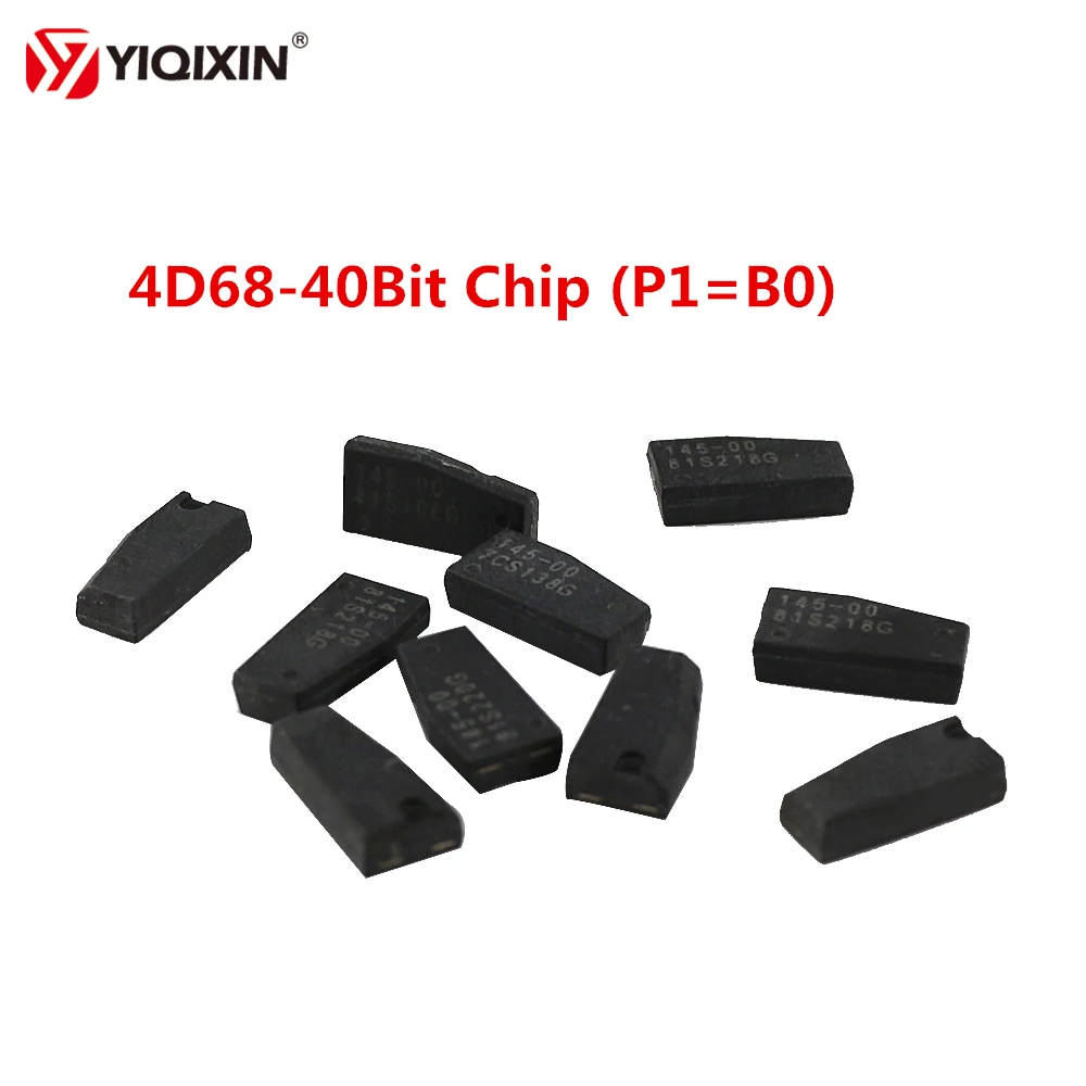 

YIQIXIN 10 шт./лот удаленный Автомобильный ключ транспондер чип ID 4D68 P1 = B0 40Bit ключ чип для Toyota Lexcus Prado керамика чип 4D68 B0