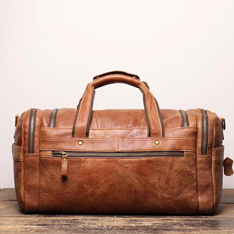 Extra Large Duffle Bag, Leather Weekend Bag