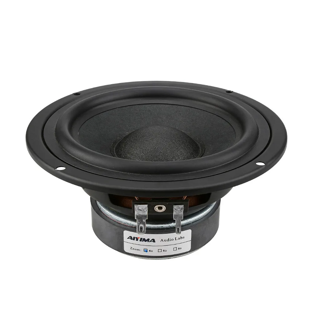 AIYIMA 5 25 дюйма 4 8 Ом 50 Вт низкочастотный динамик HIFI звуковая колонка драйвер
