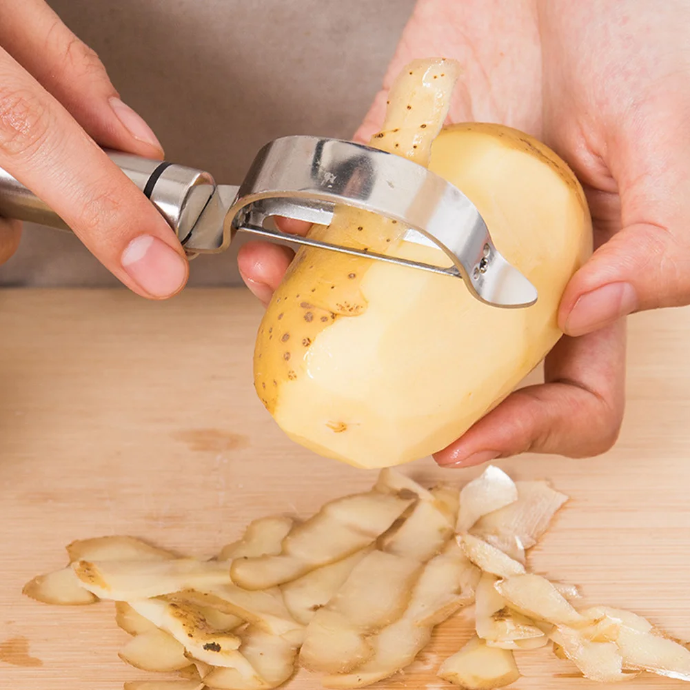 Slicer Fruit Grater Kitchen Utensils Potato Cutter Y-shape Carrot Vegetable Stainless Steel Manual Peeler Lemon Planer Portable