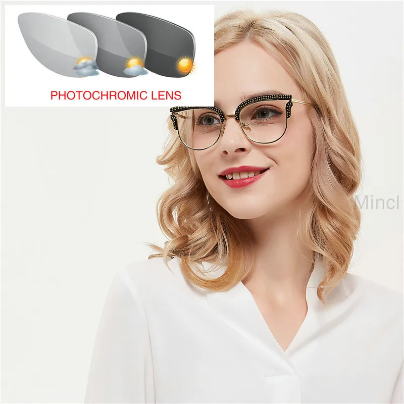 Новые очки для чтения кошек женские фотохромные пресбиопические очки для глаз кошачья оправа Очки для чтения UV400 FML