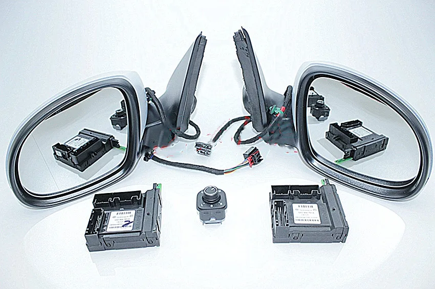 

For VW Tiguan 5N Mirror With Cover auto folding electric folding Mirror Switch GLASSES Cover 5ND857501A 5ND857508A