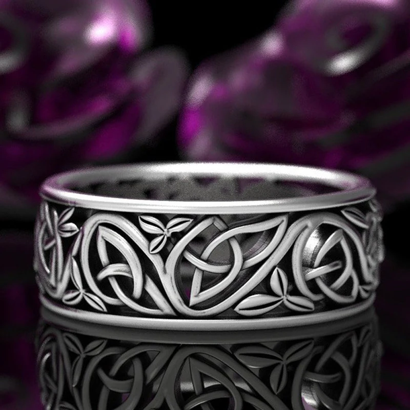 Мода крест волк мужское кольцо размер 7 8 9 10 11 12 Высокое качество серебряного цвета панк стиль ювелирные изделия лучшие подарки для друзей bague homme
