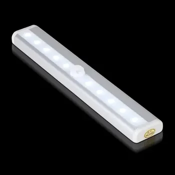 

USB charging human body infrared induction lamp 10led wardrobe cabinet lamp wash one's hands table corridor car rear light
