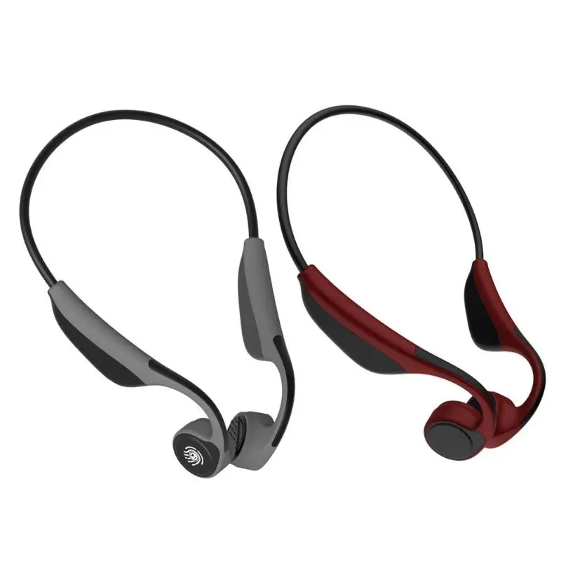 

V9 Wireless Bone Conduction Bluetooth Earphone w/Mic Sports Headset for Running Play 6 Hours In a Row Charging Time 2 Hours