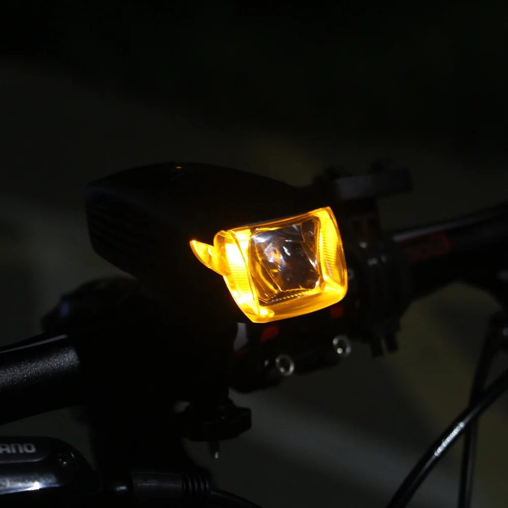 

No Blue Meilan X1 Mountain Bike Bicycle Headlight Flashlight Lighting De Gauge Smart Cree Lamp Beads US