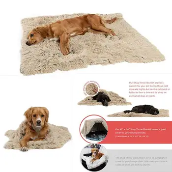 

Double Layer Soft Fleece Blankets Dog Cat Puppy Sleeping Mats Plush Mattress Durable Wear-resistant Warm Pet Fluffy