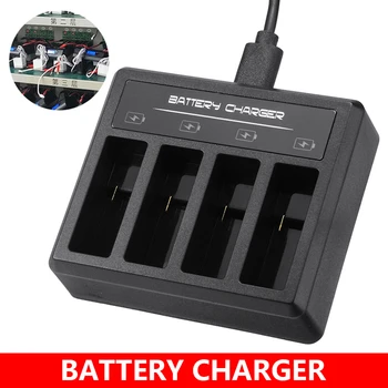 

1pc DC 5V 2A Battery 4-Slot Charger Professional Type C Battery Charging Stock Station 70x60x20mm For Gopro Hero 5 6 7 8