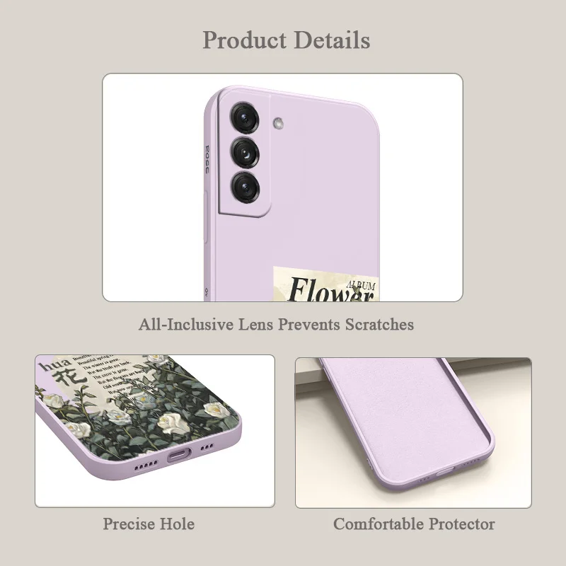 Oil Painting Roses Silicone Case For Samsung Galaxy S21 S20 FE S10 S9 Ultra Plus S10e Note 20 ultra 10 9 Plus Phone Back Cover