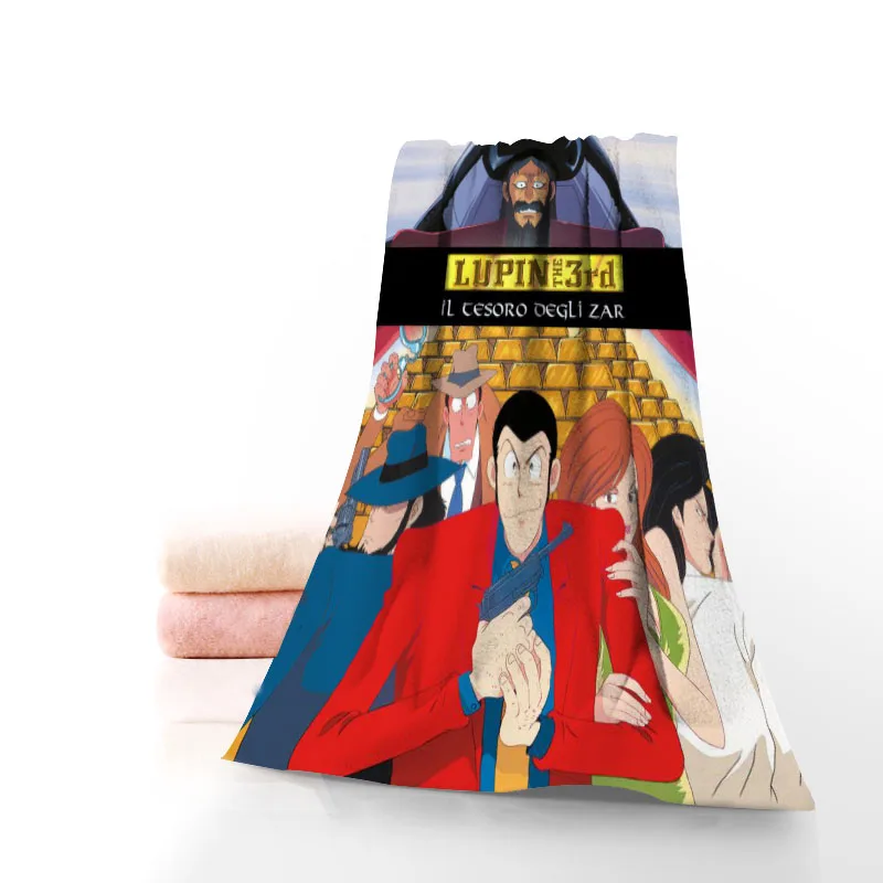 Anime Lupin The Third Towels Microfiber Bath Towels Travel,Beach,Face Towel Creative Towel Size 35X75cm,70X140cm