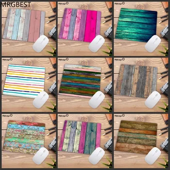 

MRGBEST Big Promotion Colorful Wood Computer Mouse Pad pads Washable Non-Skid Rubber s Not Overlock 22X18CM