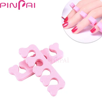 

10pcs/bag Soft Foam Sponge Toe Separator Finger Separator Nail Art Tools Feet Care Manicure Pedicure Nail Salon D001