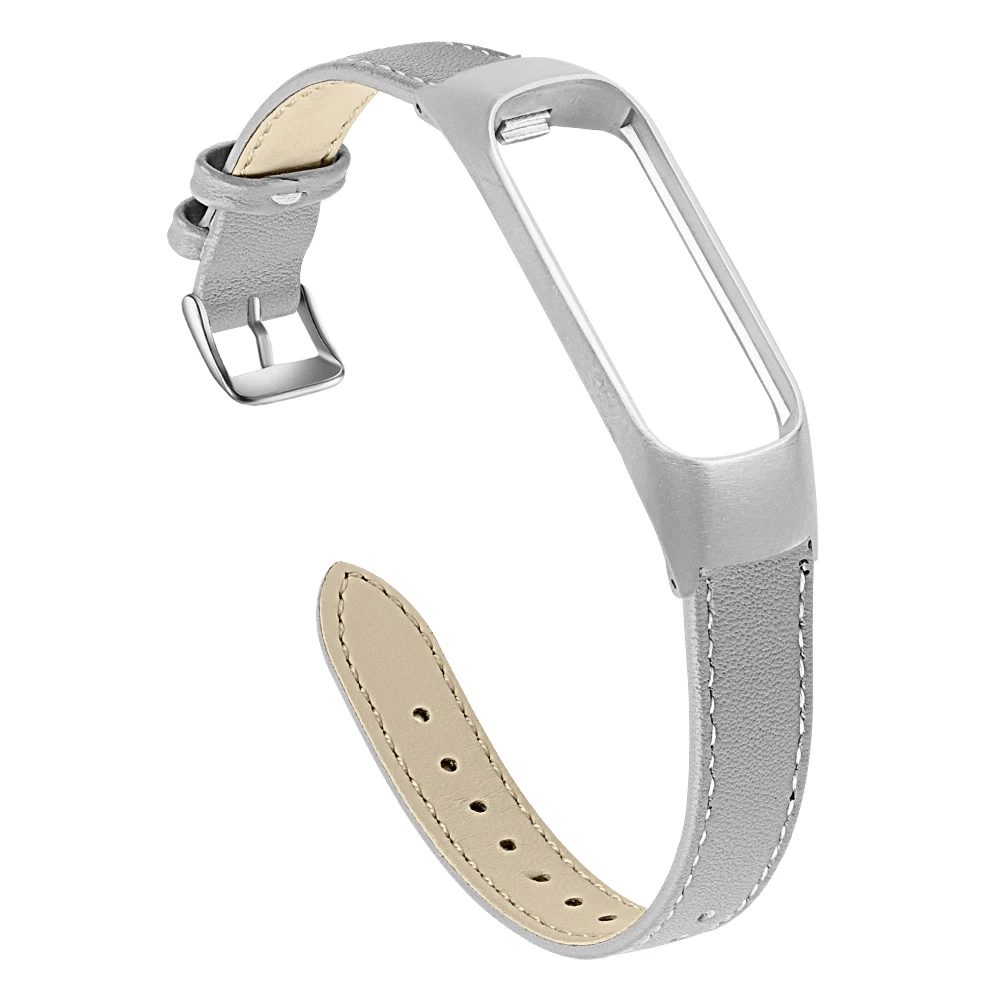 silver grey Joyozy кожаные Смарт-часы ремешок для отдыха для samsung fit e ремень подходит для e/SM R375 ремешок для samsung galaxy ремешок для часов - Цвет ремешка: silver grey