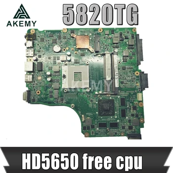 

Akemy For Acer ASPIRE 5820 5820T 5820TG laptop motherboard MB.PTN06.001 MBPTN06001 DAZR7BMB8E0 HM55 DDR3 HD5650 free cpu