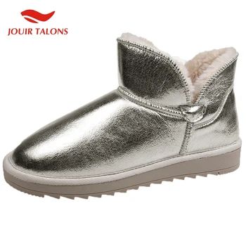 

2020 Snow Boots Waterproof Women Shoes Woman Leisure Comfortable Warm Plush Slip On Ankle Boots