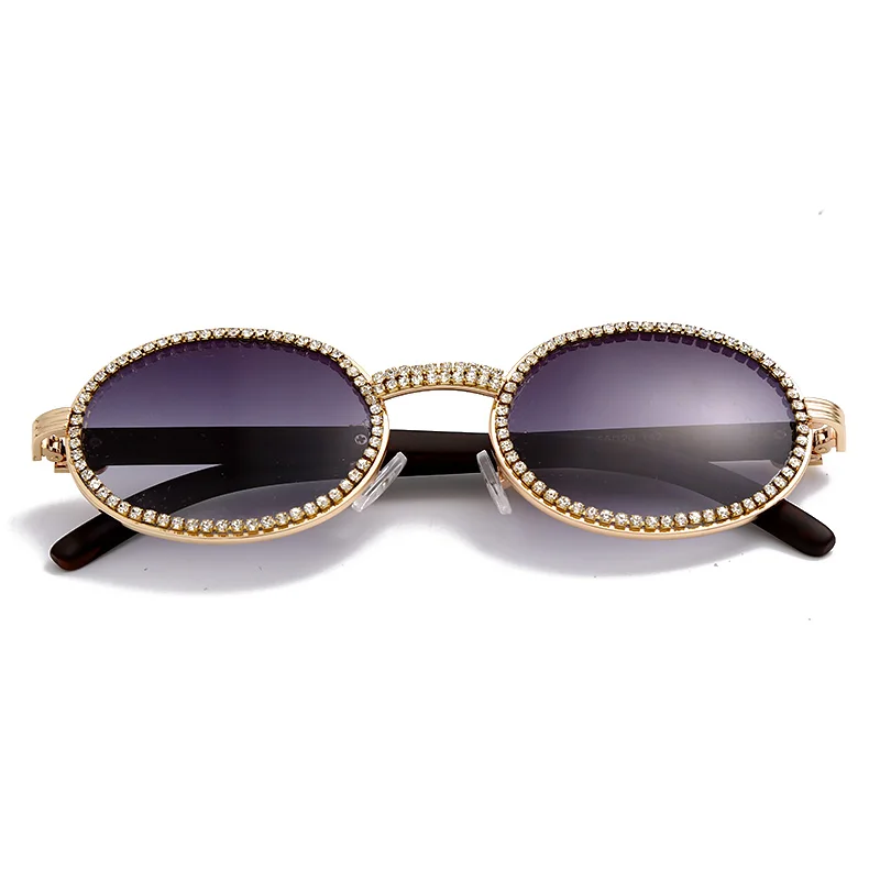 JASPEER круглые солнцезащитные очки со стразами мужские и женские роскошные брендовые дизайнерские пластиковая титановая оправа фиолетовые красные светоотражающие очки