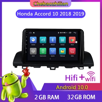 

Adnroid 10.0 Car GPS Navigation Radio For Honda Accord 10 2018 2019 Stereo Head unit Multimedia Player Steering wheel controls