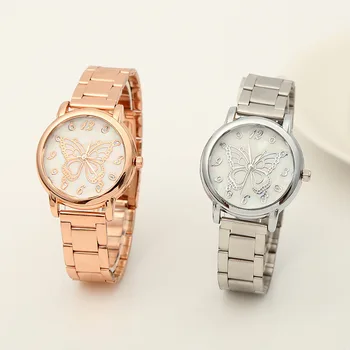 

sell like hot cakes for JOOM ladies watch big butterfly steel belt ultra-thin diamond watch factory direct sale