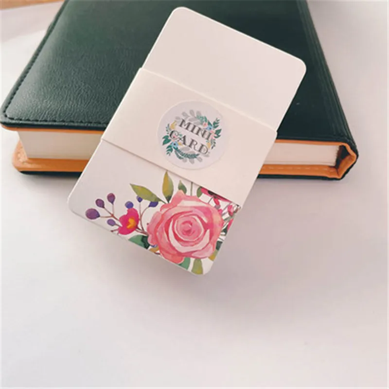 Handmade Floral Greeting and Invitation Cards - 50 Piece Set