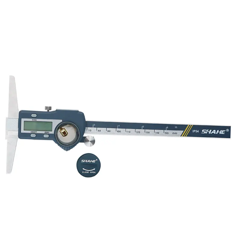 Цифровой глубиномер SHAHE 0 01 мм 150 6 дюймов из нержавеющей стали|caliper electronic|digital depth