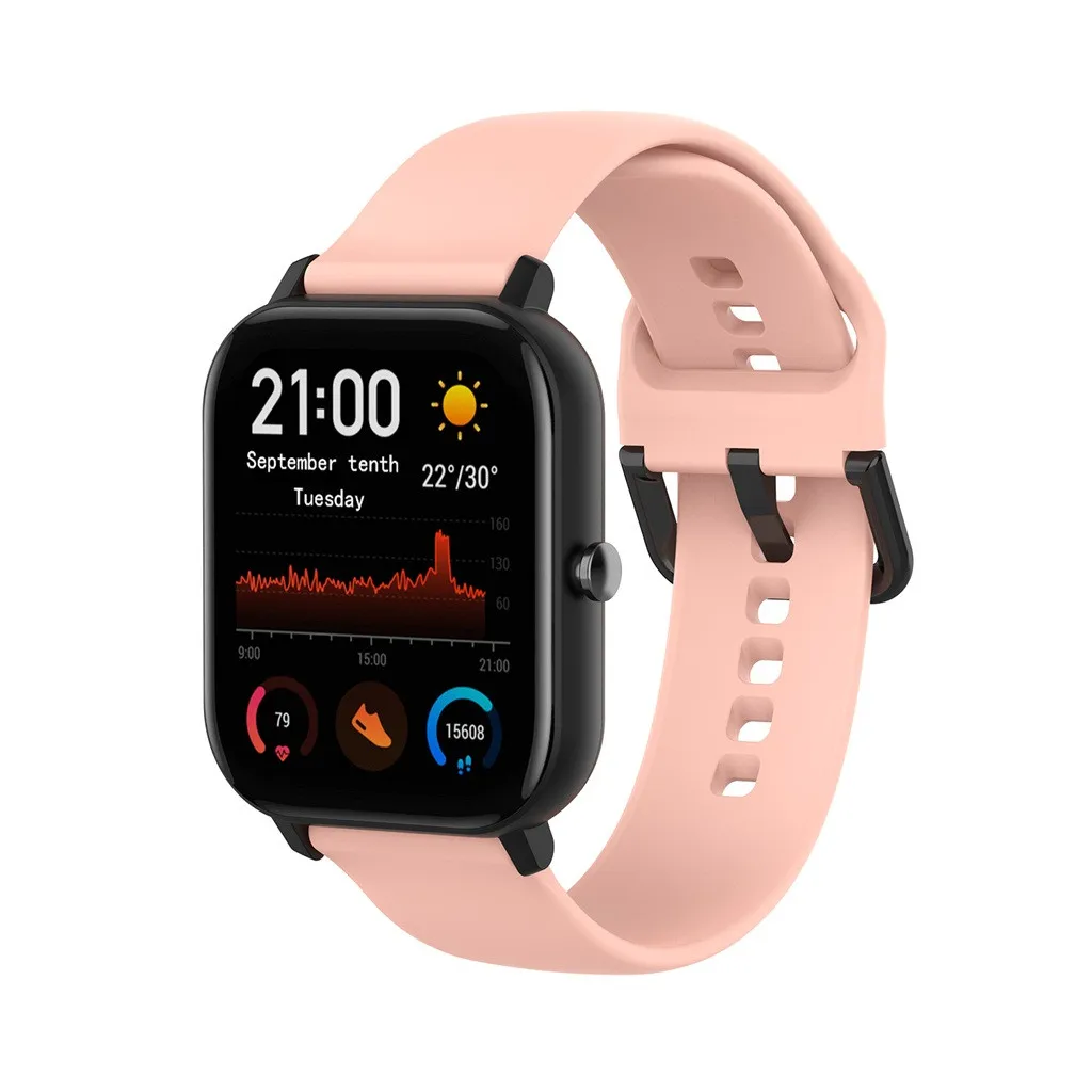 Ouhaobin 20 мм ремешок для Huami Amazfit GTS ремешок Замена для силиконового ремешка браслет для Amazfit gts 923#2