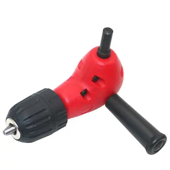 

90 Degree Keyless Drill Adapter Right Angle Drill Chuck Attachment Bit Key for Electric Herramientas Para Carpinteria