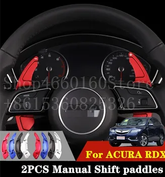 

Puou high quality 2pcs Steering Wheel Aluminum Shift Paddle Shifter Extension For ACURA RDX 13-16 Car-styling