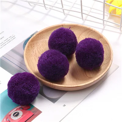 Fluffy 50mm Pom Poms for Crafts and Home Decor