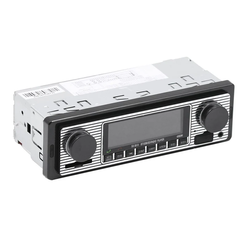 12 В Универсальный автомобильный стерео FM ретро радио ЖК-экран Bluetooth MP3 плеер Aux вход TF карта авто радио
