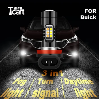 

Tcart car 2020 new 3in1 LED accessories for Buick Regal Opel astra insignia corsa d Running Turn Signals fog lights
