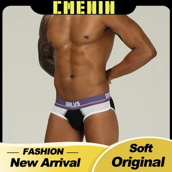 

New Arrival Cotton Solid Comfortable Sexy Undenwear Men Jockstrap Briefs Male UnderwearBikini Gay Men Underwear Male Jock Strap