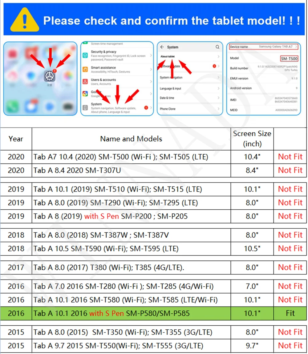 Противоударный чехол подставка для Samsung GALAXY Tab A A6 10 1 2016 с S Pen P580 P585 дюйма|Чехлы