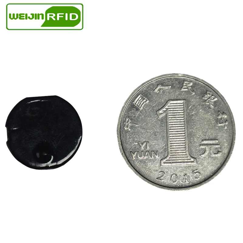 UHF RFID Анти-металлическая метка 915mzh 868 МГц Alien H3 50 шт. инструменты управления D16mm* 2 мм Маленькая смарт-карта Пассивная RFID Метка